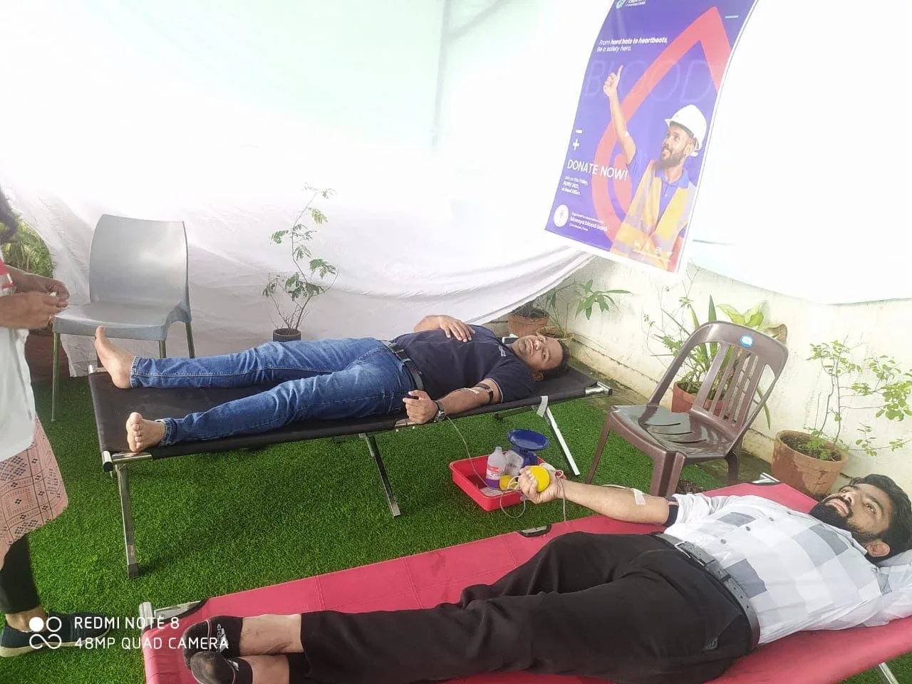 On-site medical checkup and doctor consultation